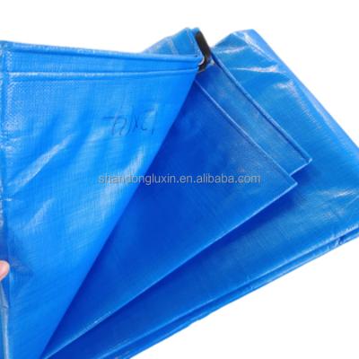 China Customer Request Color Pallet Cover Tarpaulin Tarp 140gsm Waterproof Fitted Reusable for sale