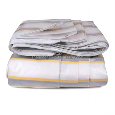 China Hot Sale Woven PE Tarpaulin Fabric for Transportation Truck Covering 6*6-16*16 Density for sale