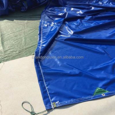 China Populaire verschillende groottes Geweven overtrokken Pe Tarpaulin Tent Cover in levendig oranje Te koop