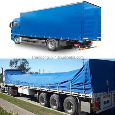 China Lkw-Frachtdeckel PE-beschichtet schwere Wasserdichte Tarpaulin-Rolle mit Ohrchen Plaid-Stil zu verkaufen