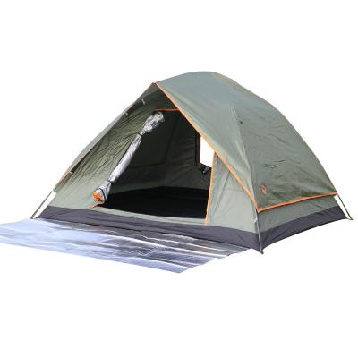 China 4 Person Camping Aluminum Outdoor Tent with Original Hexagonal/Diamond Ground Nail for sale