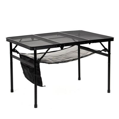 Chine 2023 Amazon Fête de barbecue en plein air Patio Table de pique-nique d'aluminium portable pliable à vendre