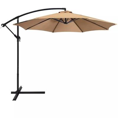 Cina 3m ombrello da sole da spiaggia Offset Poliestere appeso Easy Tilt Adjustment Market Patio Umbrella in vendita