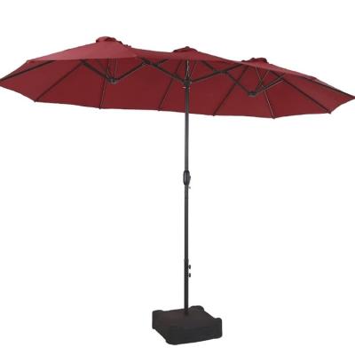 Chine Parapluie avec commande manuelle et cadre en acier de fer à vendre