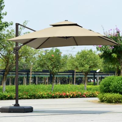 China Winddichte stevige picknickparaplu 2023 Outdoor patio meubels voor tuin restaurant Te koop