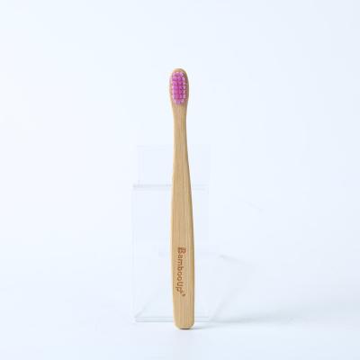 China Factory Price Home Bamboo Toothbrush For Kids Children Bamboo Toothbrush Custom Print for sale