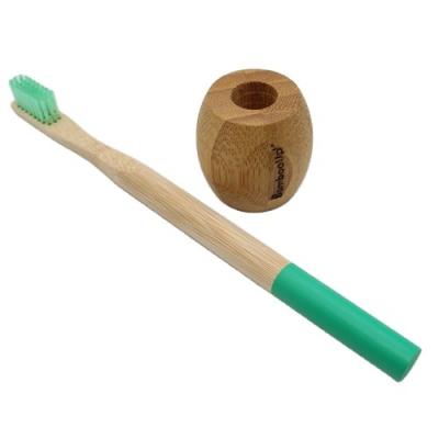 China Sustainable Travel Bamboo Toothbrush Holder Home Hotel Bathroom Natural Bamboo for sale