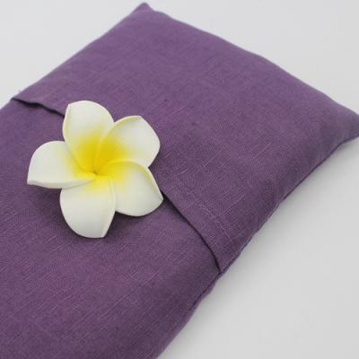 China Cheap Price High Quality PORTABLE Digital Printing Cotton And Lavender Weighted Eye Pillow For Yoga for sale