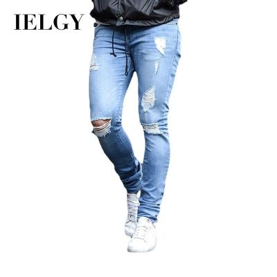 China Station Sustainable Independence Mens IELGY Amazon Ebay Clothing European And American Popular Skinny Pants Mens Jeans Tapered for sale