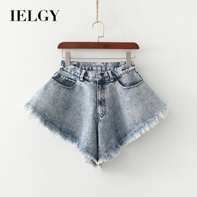 China Viable IELGY Spot Wide Leg Hipster Street Hippie Womens Jeans High Waist Shorts for sale