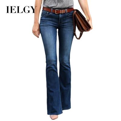 China IELGY Street Rocket Viable Pants Trousers Mid Waist Jeans Women for sale