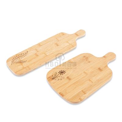 China Kitchen Tableware Natural Wholesale Moso Restaurant 2 Sustainable Bamboo Cutting Board Set for sale