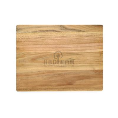 China Disposable Solid Single Block Teak Wood Cutting Board For Sale for sale