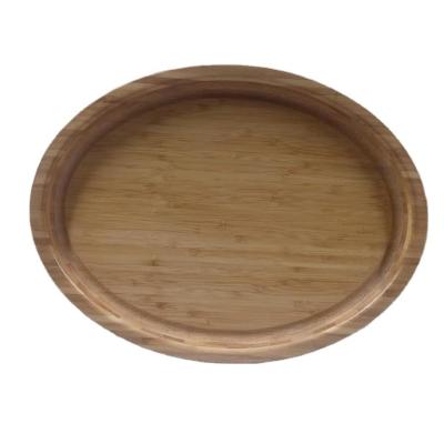 China Sustainable Food Organic Bamboo Oval Dinnerware Tray Serving Tray Oval Dinner Dish Bamboo Dinnerware Tray for sale