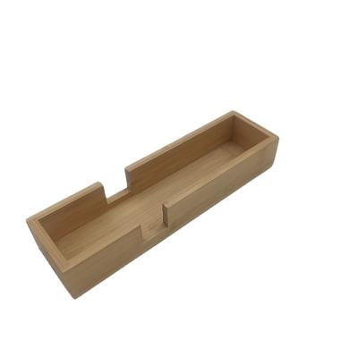 China 2022 Wooden Chopsticks Storage Organizer Kitchenware Bamboo Chopsticks Storage Box Viable For Kitchen Restaurant for sale