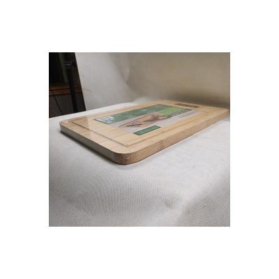 China Sustainable High Quality Large Organic Kitchen Cutting Board Wood Cutting Board With Sink And Juice Set Hanging for sale