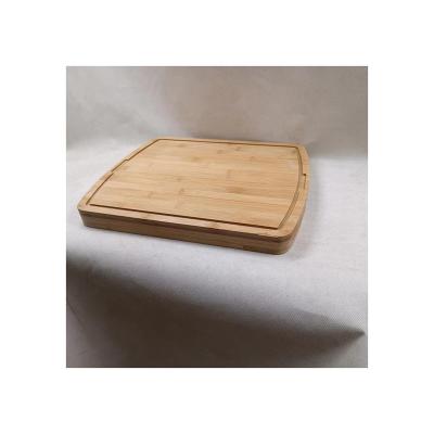 China Viable Multifunctional Kitchen Bamboo Cutting Board With 3 Grids Storage Kitchen Tableware Home Kitchen Bamboo Cutting Board for sale