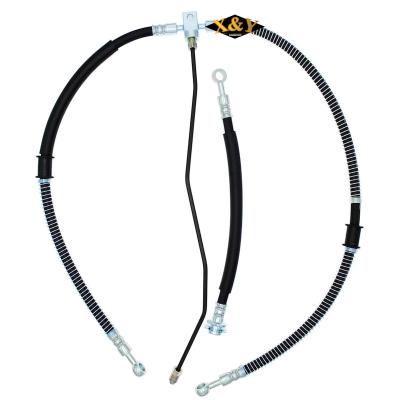 China Hot selling Front Rear ATV UTV Dirtbike Brake hose brake line for Can-Am Polaris Yamaha Honda Suzuki Kawasaki for sale