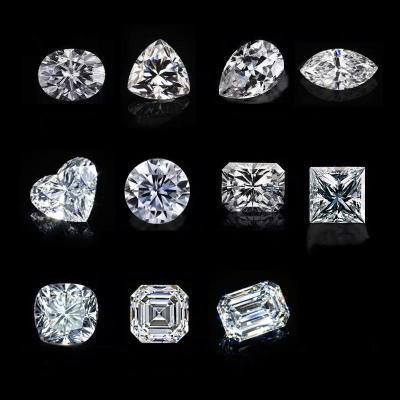 China Fancy Shape Lab Grown Loose Diamonds Drop Emerald Cut Baguette Loose Diamonds Real Water Loose Natural Diamonds vvs for sale