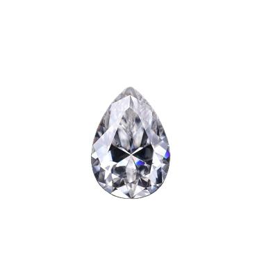 China HPHT CVD Blank VS VVS 0.5-1.5ct Pear Shape Loose Diamond Pear Shape Real Diamond Lab Real Pear Loose Diamond Cut for sale