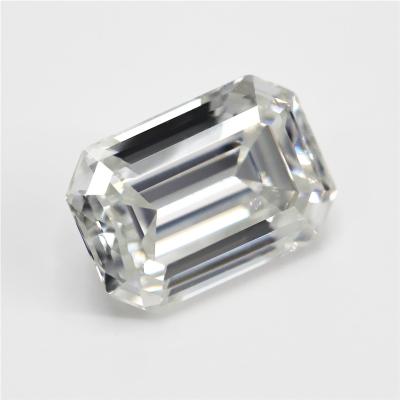 China CVD HPHT green cut lab loose 0.25 ct d vs1 diamond for bracelet Emerald Cut lab diamonds for sale