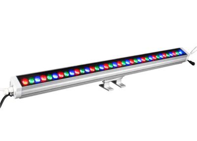 China Vidrio endurecido lavadora caliente de la pared del blanco 1000m m DMX LED con el sellante de la goma de silicona en venta