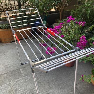 China Moveable&Convenient Outdoor Steel Material Folding Durable Durable Cloth Dryer Hanger for sale