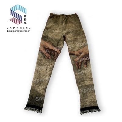 China Breathable Breathable Custom Skinny Knit Tapestry Pants for sale