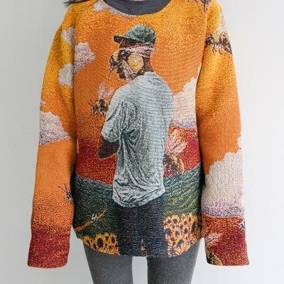 China Custom Hot Sale Tapestry QUICK DRY Crewnecks QUICK DRY All Sizes Tapestry Shirt Tapestry Sweater Sweater for sale