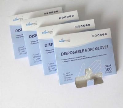 China poly disposable glove pe gloves for sale