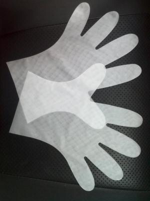 China Food grade handling Clear large size TPE Gloves , disposable medical gloves for sale