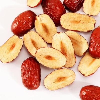 China Factory direct sale dried Hetian dates red jujube slices dried fruit snack for sale