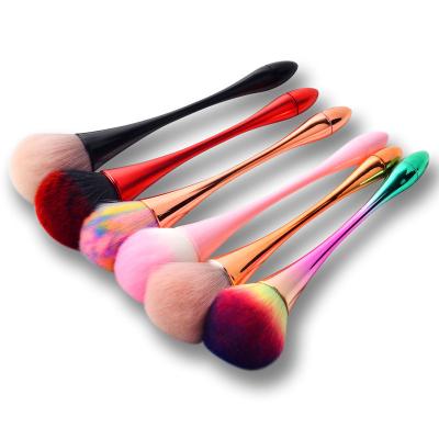 China Easy Apply Single Size Small Makeup Brush Nail Dust Brush Blush Loose Powder Brush for sale