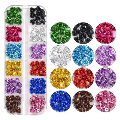 China Easy Apply New Nail Art Aluminum Rose Flower DIY Accessories Small Flower for sale