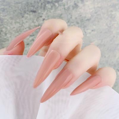 China Design 240 Nail Art Colorful Ballet Nail Tips Wearing Fake Nail Tips for sale