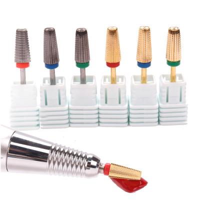 China Five-in-one multi-function polishing nail the main nail polishing tungsten steel nail polishing main drill bit for sale