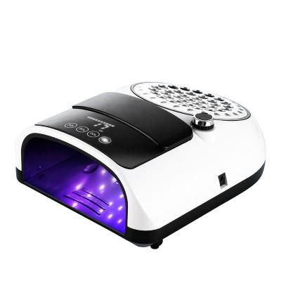 China Easy Apply New 126W Phototherapy Lamp 60W Nail Dust Vacuum Cleaner 2 in 1 Nail Machine for sale