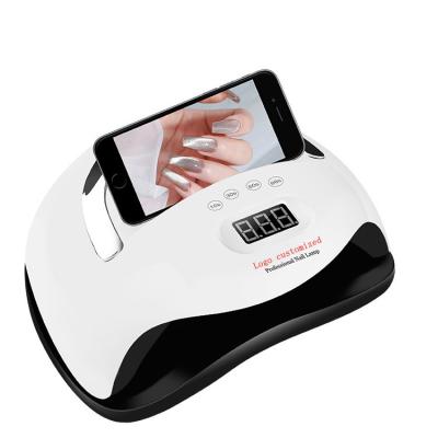 China 168W Portable Dual Quick-drying Professional UV/LED Light Source Nail Lamp 23cm*18.2cm*8.5cm for sale