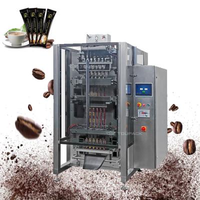 China Vertikale Form-Fülle und Dichtung automatisierte Verpackungssystem-mehrspurige Kaffee-Pulver-Stock-Verpackungsmaschine zu verkaufen