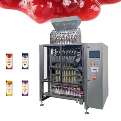 Chine La machine à emballer de sachet d'acier inoxydable bloquent la machine de conditionnement de Jelly Candy Stick Multi Lane à vendre