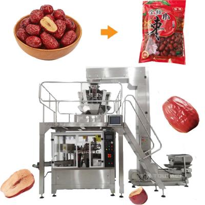 China Red Jujube voorgemaakte zakverpakkingsmachine Te koop