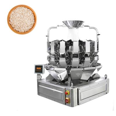 China PLC MCU 14 Hoofd Hoog-Hoogprecisie Multihead Weigher Granule Rijstzak Verpakkingsmachine Te koop