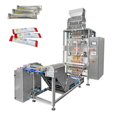 China Mehrspalten-Package-Checkweighing-System Mehrspurige Beutelpackmaschine Doypack-Packmaschine mit Checkweiger zu verkaufen