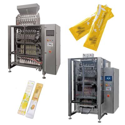 China Fully Automatic Vertical Sachet Pack Machine Multilane 4 Sides Seal Sachet Packing Machine for sale