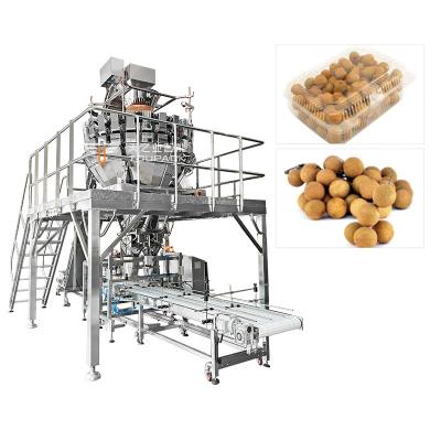 China Automatic Fruit Packing Machine Apple Cherry Tomato Canning Packing Kumquat Tray Packaging Machine for sale