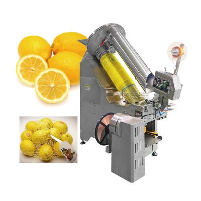 Chine Machine d'emballage de sacs à l'orange Net Garlic Potato Net Bag Clipper Packer Mesh Bag Sealing Cutting Machine Pour le remplissage des sacs à l'orange à vendre