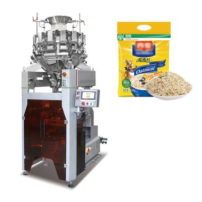 China Automatic Multi Head Weigher Snack Food Vffs Nitrogen Packing Machine With Metal Detector for sale