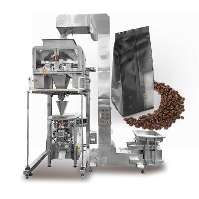 China 200g 500g 1kg 2kg Coffee Beans Auto Linear Weigher Filling Packing Machine for sale