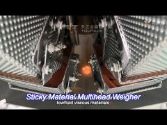 sticky material multihead weigher pre-made food packaging machine shredded beetroot multihead weighe