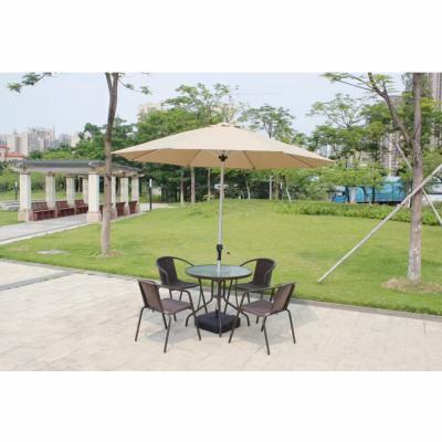 China New Design 2.7m Diameter Aluminum Modern Waterproof Patio Umbrella Outdoor Garden for sale